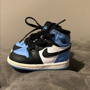 Jordan Kids Sneakers in Blue, Black, and White